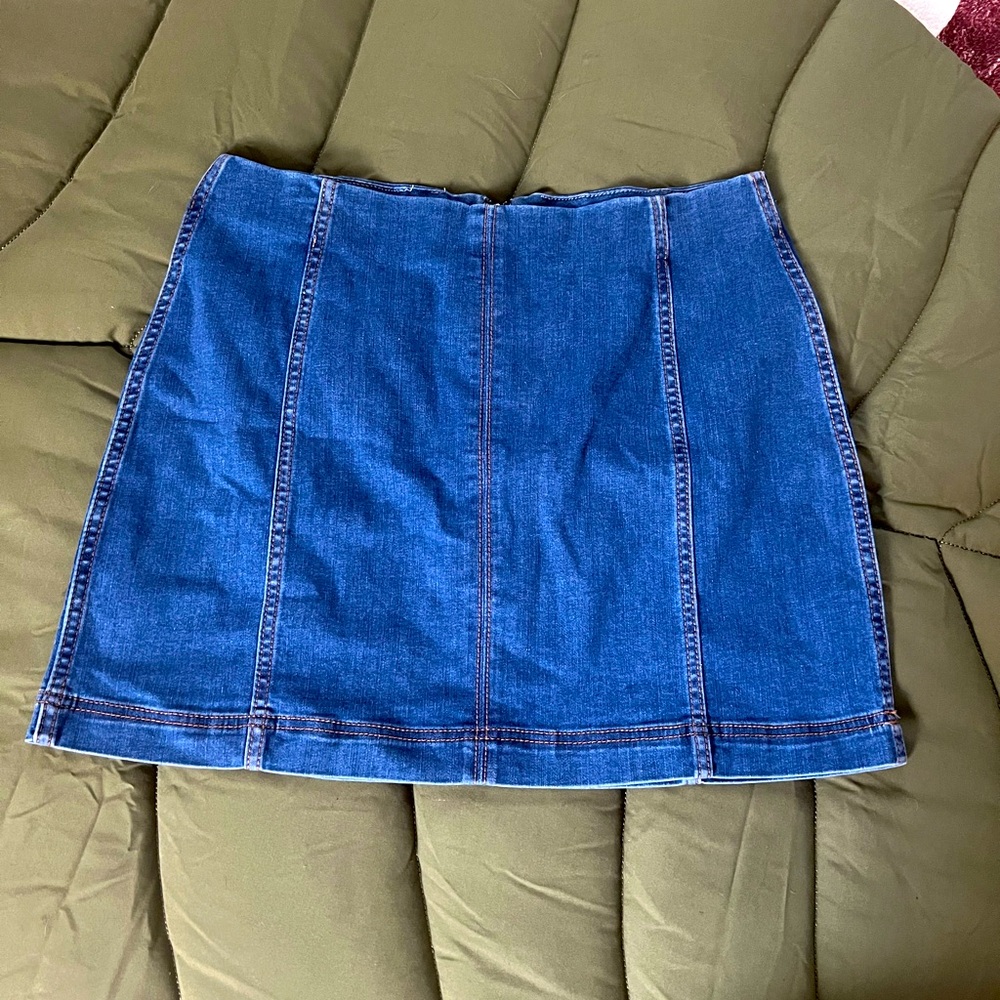 Jean Stetch Skirt